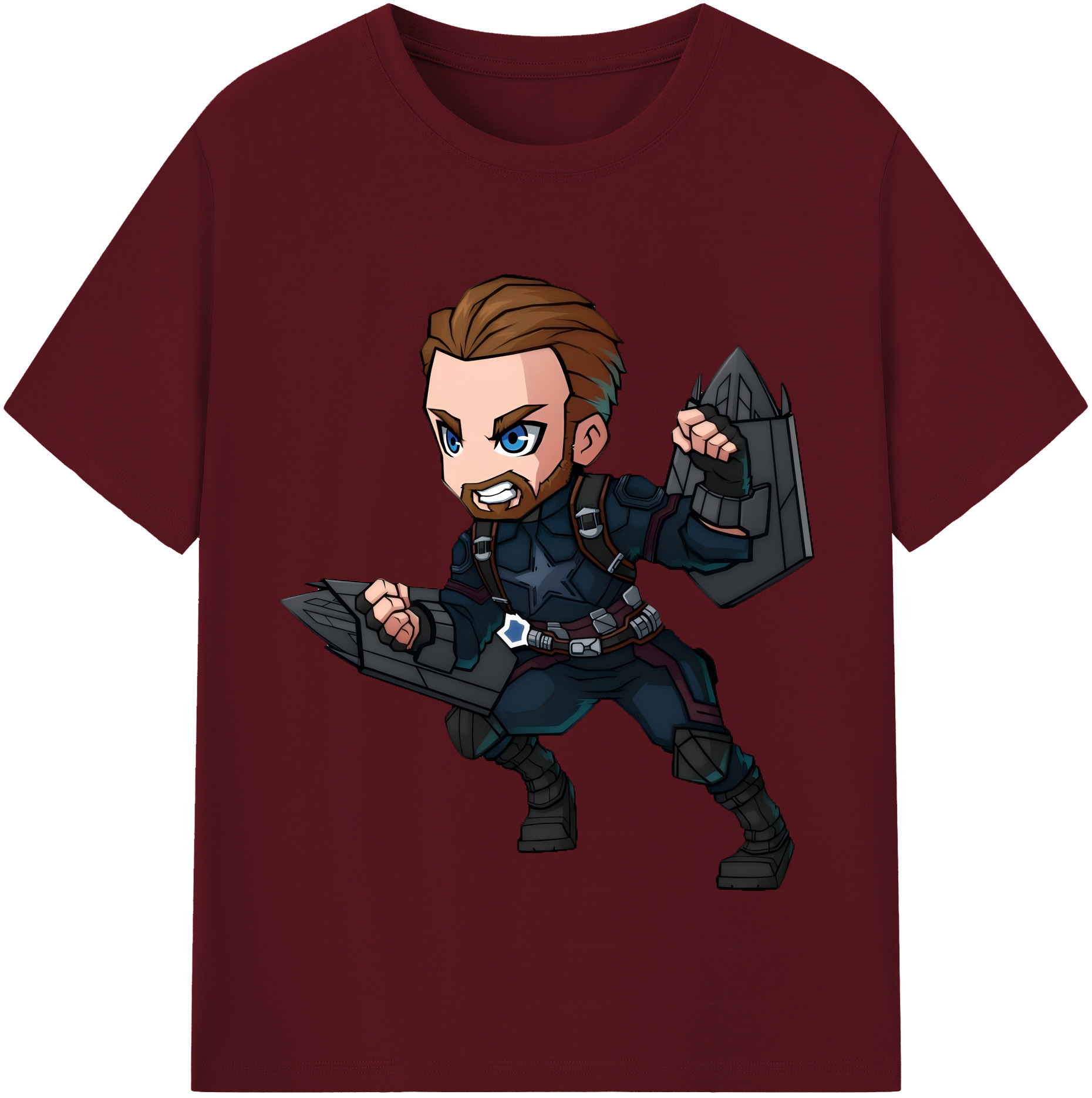 （画像用） アベンジャーズ The Avengers 綿100％半袖Tシャツ（フロントプリント）